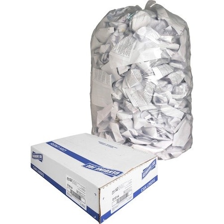 Genuine Joe Genuine Joe Can Liners, 55-60 Gallon, 0.8 mil, 38inx58in, CL, 100PK GJO01014